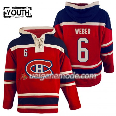Kinder Eishockey Montreal Canadiens Shea Weber 6 Rot Sawyer Hooded Sweatshirt